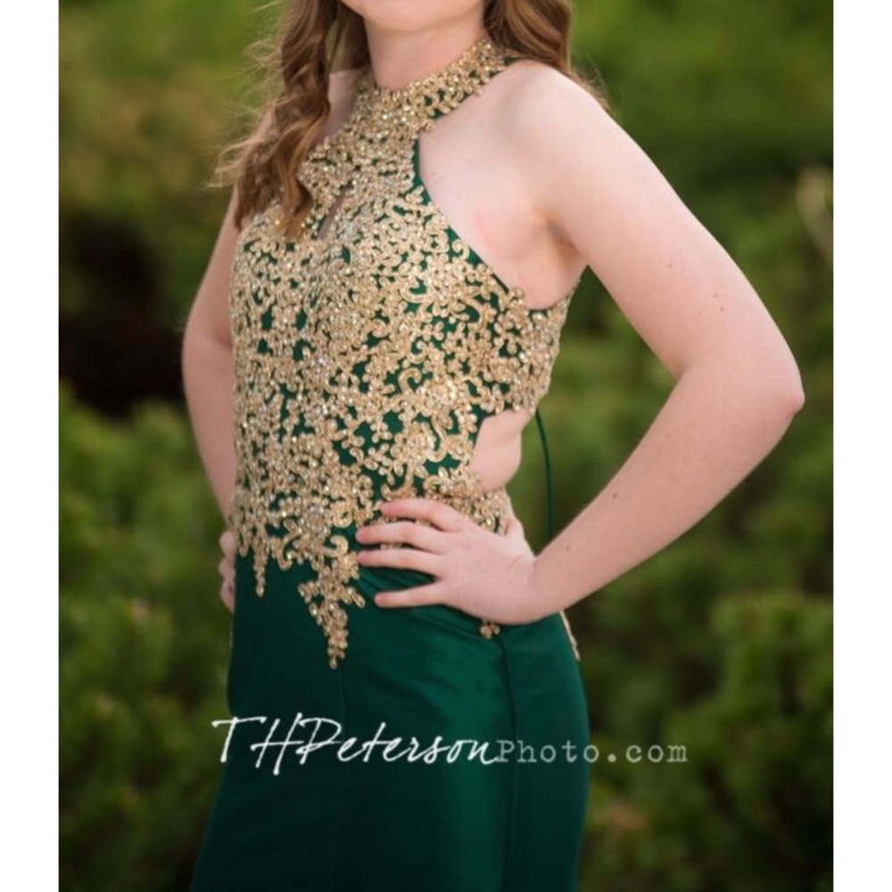 Emerald Formal Dress (size 4)